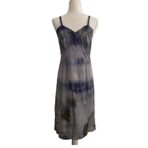 Vintage hand dyed slip dress
